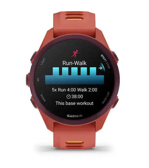 Garmin Forerunner 170 kijelzőn napi javasolt edz&eacute;s