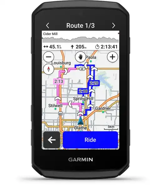 Edge 1060 fejlett navigáció – útvonal-ajánlás kerékpárosoknak