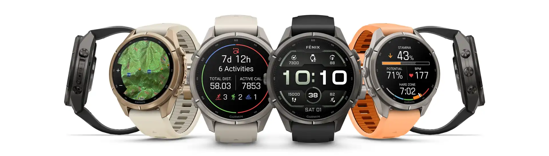 Garmin Fénix 9 Pro okosórák fekete, szürke és narancssárga szíjjal