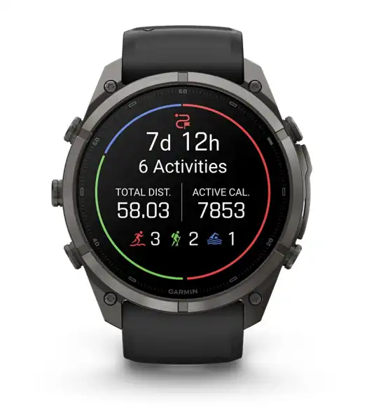 Garmin Epic aktivitás-történet funkció