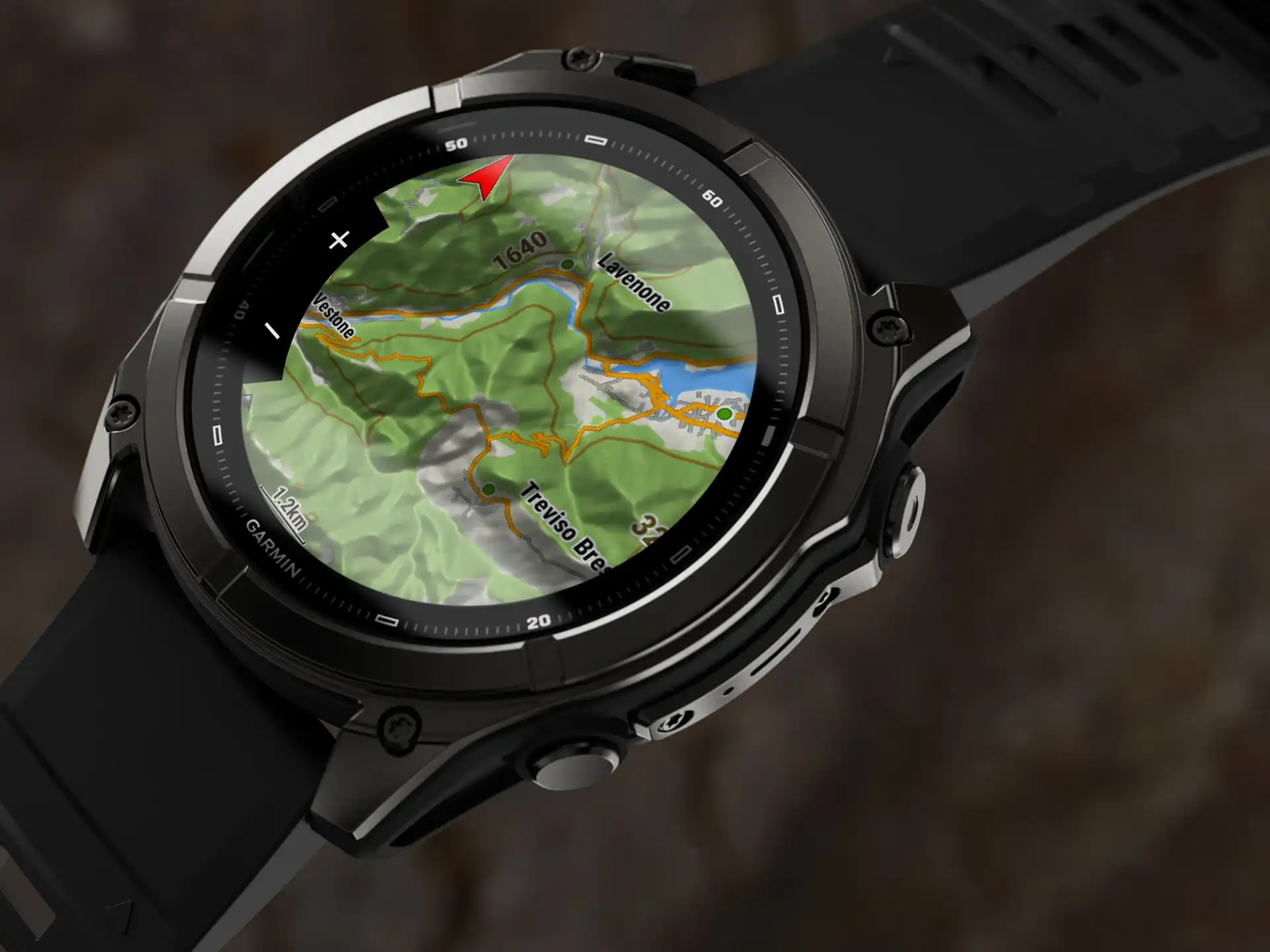 Garmin fēnix 9 Perspective View térképes navigációval