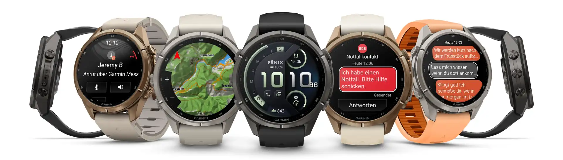 Garmin Fénix 9 Pro okosórák fekete, szürke és narancssárga szíjjal