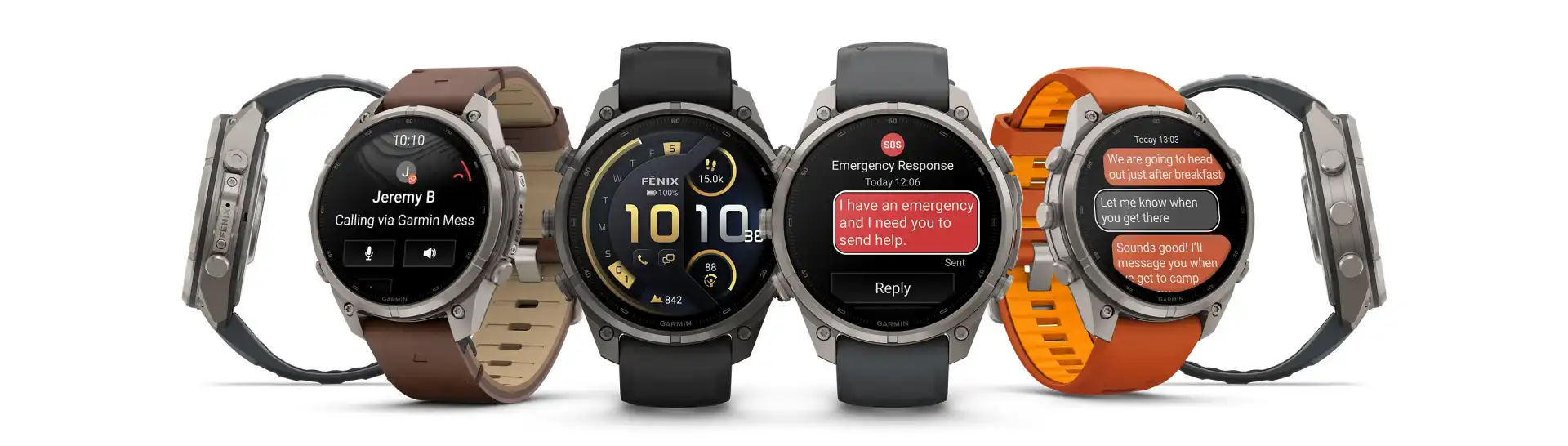 Garmin Fénix 9 Pro okosórák fekete, szürke és narancssárga szíjjal