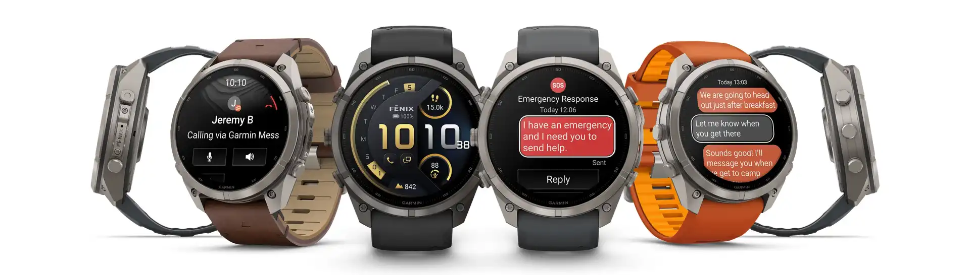 Garmin Fénix 9 Pro okosórák fekete, szürke és narancssárga szíjjal