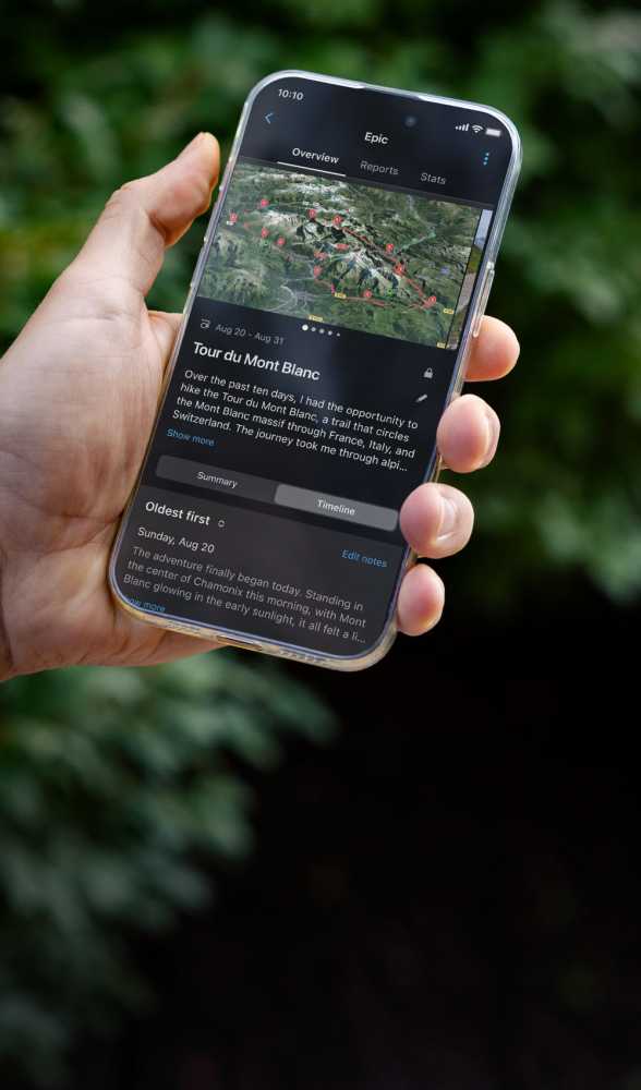 Garmin Epic túraútvonal és élménybeszámoló a Garmin Connect alkalmazásban.