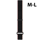 Polar Quick 20mm Nylon-Hook Textil Black-Red óraszíj M-L