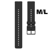 Quick 20mm szilikon Black óraszíj M/L