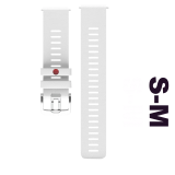 Polar silicone wristband 22 mm White, S/M