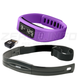 GARMIN VIVOfit purple Bundle