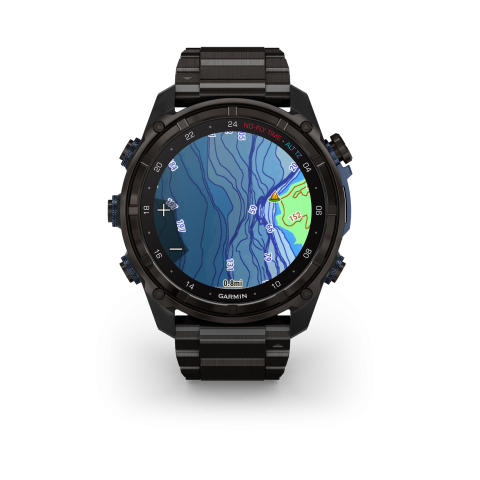 Garmin Descent™ Mk3i okosóra - 51mm carbon Grey DLC Titán DLC szíjjal	010-02752-14