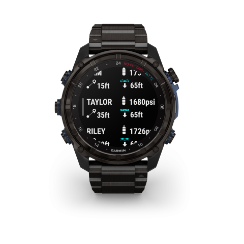 Garmin Descent™ Mk3i okosóra - 51mm carbon Grey DLC Titán DLC szíjjal	010-02752-14