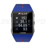 POLAR V800 GPS BLUE red