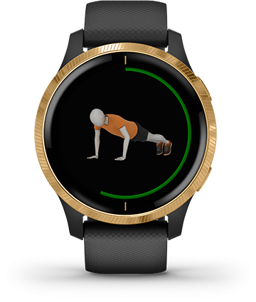 ANIMATED, ON-SCREEN WORKOUTS