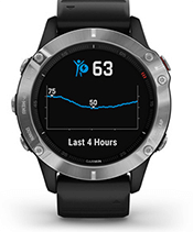 fēnix 6 with body battery energy monitor screen