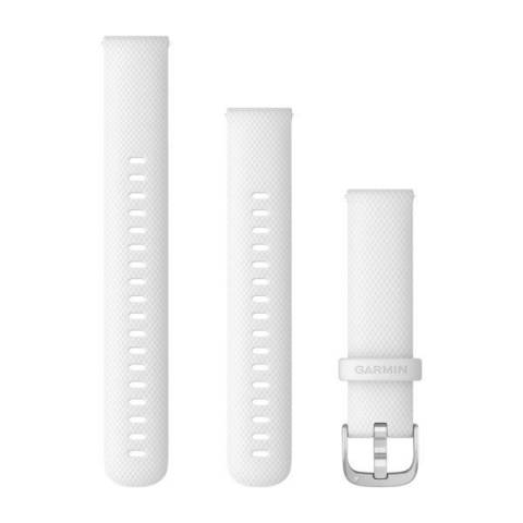 Quick Release Bands (18mm)
White with Silver Hardware | 010-12932-0B