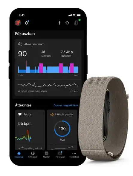 Szinkronizál a Garmin Connect-tel