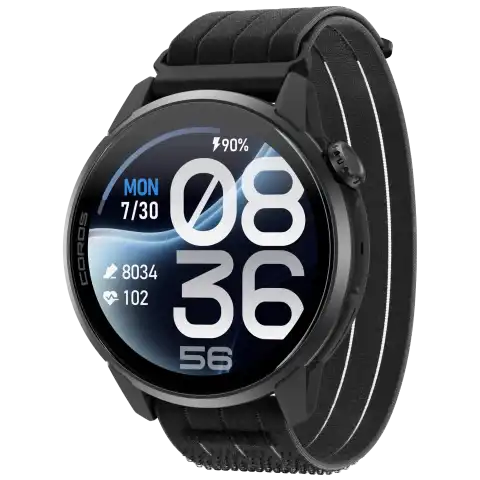 Coros Pace 4 Pro - fekete, textil szíjas