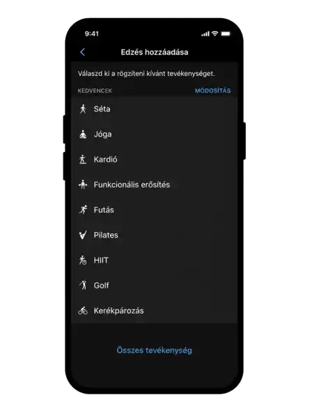 Fitneszkövetés és sportalkalmazások