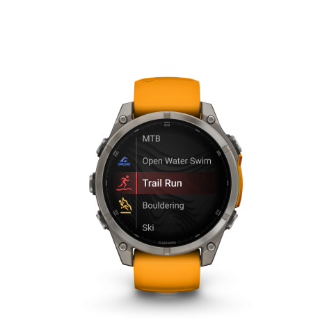 Garmin Fenix 8 Amoled 47mm Sapphire Titan Orange	010-02904-11