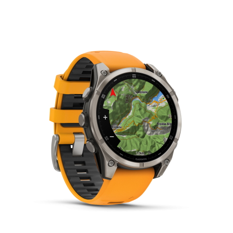 Garmin Fenix 8 Amoled 47mm Sapphire Titan Orange	010-02904-11