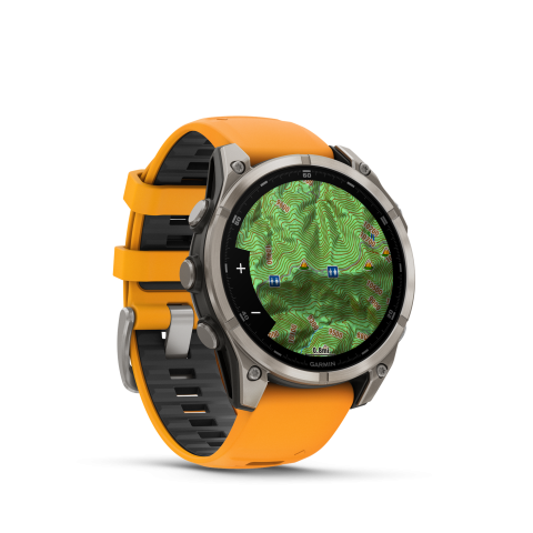 Garmin Fenix 8 Amoled 47mm Sapphire Titan Orange	010-02904-11