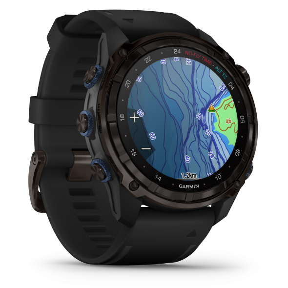 Garmin Descent Mk3i 51mm carbon Grey DLC Tit&aacute;n bemutat&oacute; &oacute;ra