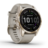 Garmin Fenix 7s Sapphire Solar Cream Gold Titanium