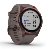 Garmin Fenix 7s Sapphire Solar Dark Bronze Titanium