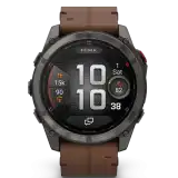 Garmin Fenix 8 Pro – 51mm, Amoled Sapphire, Carbon Gray DLC Ti, Gesztenyebarna bőrszíjas (exclusive)