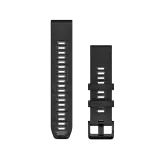 Garmin QuickFit 22mm szilikon Black óraszíj