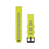 Garmin QuickFit 22mm szilikon Amp Yellow -Graphite óraszíj