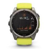Garmin Fenix 8 Solar 51mm Sapphire Titan Yellow