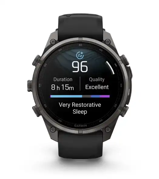 Garmin fēnix 9 Pro &eacute;jjel-nappali eg&eacute;szs&eacute;g- &eacute;s wellness-m&eacute;r&eacute;s