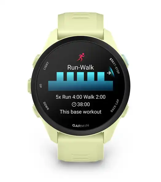 Garmin Forerunner 70 kijelzőn napi javasolt edzés