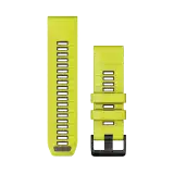 Garmin QuickFit® 26mm Amp Yellow/ Graphite betéttel szilikon óraszíj