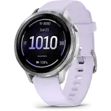 Garmin Venu 4 – 41 mm, ezüst / meténgkék szilikonszíj