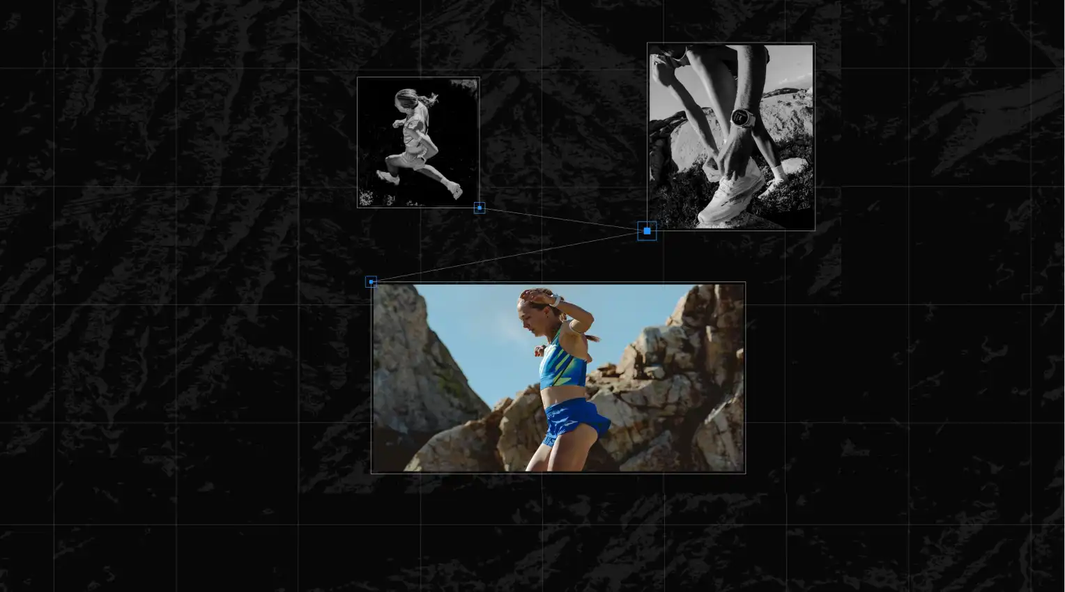 terepfutó nő sziklás terepen jön le coros apex 4 órával