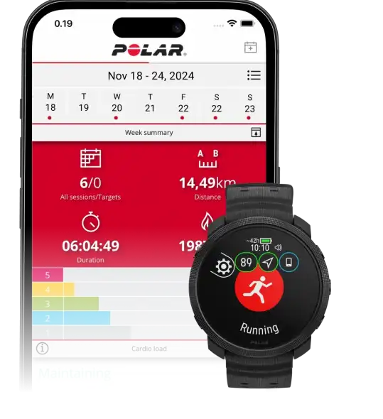 Polar Flow alkalmazás és az óra