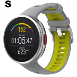 Polar Vantage V2 Silver Grey-Lime Small