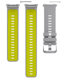 Polar Vantage V2 grey-lime szilikon óraszíj