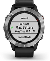 fēnix 6 with power manager screen