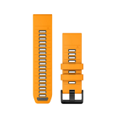Garmin QuickFit® 26mm Spark Orange/ Graphite betéttel szilikon óraszíj