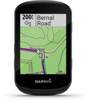 Edge 530 with route calculation screen