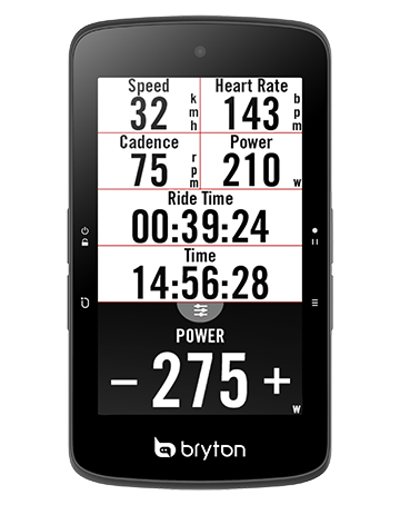 BRYTON Rider S500T GPS + speed, cadence, heart rate sensors