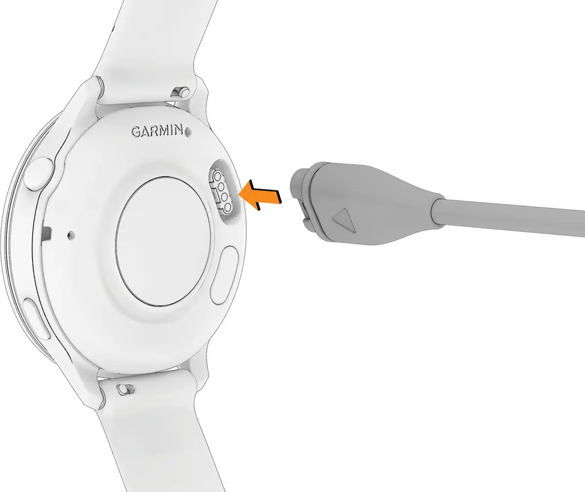 Garmin óra töltése 4 pines kábellel