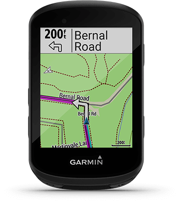 Edge 530 with route calculation screen