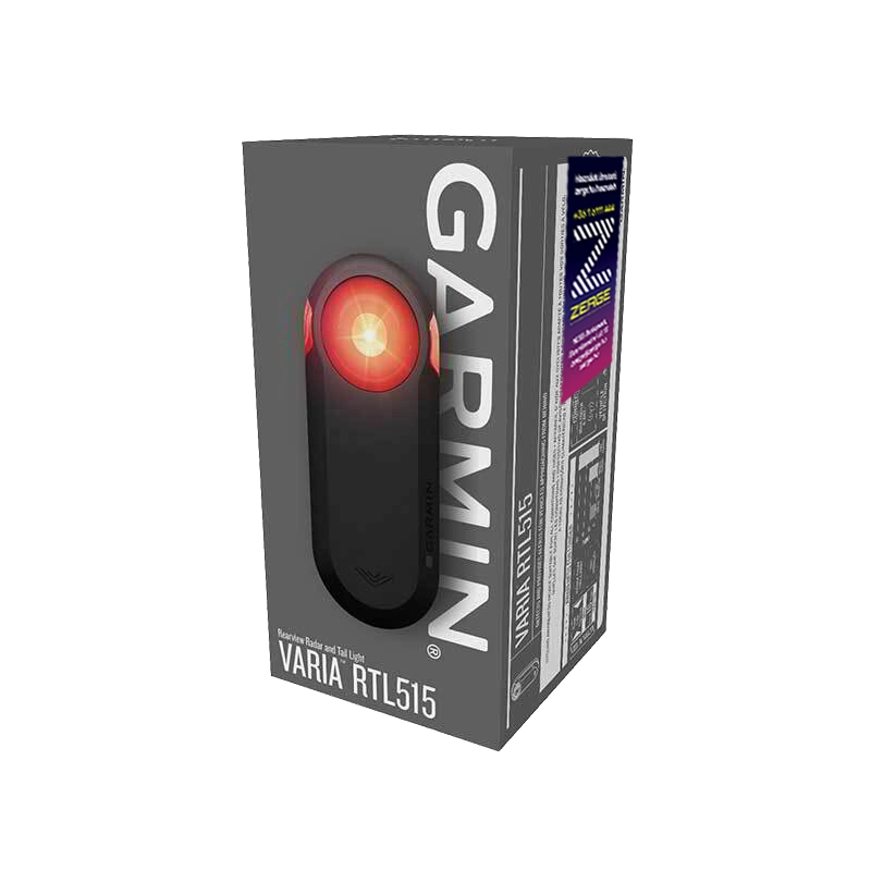 Garmin Varia RTL515 package contents - device and accessories