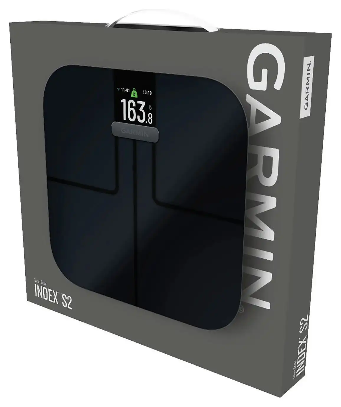Garmin Index S2 okos m&eacute;rleg csomag tartalma &ndash; doboz &eacute;s tartoz&eacute;kok