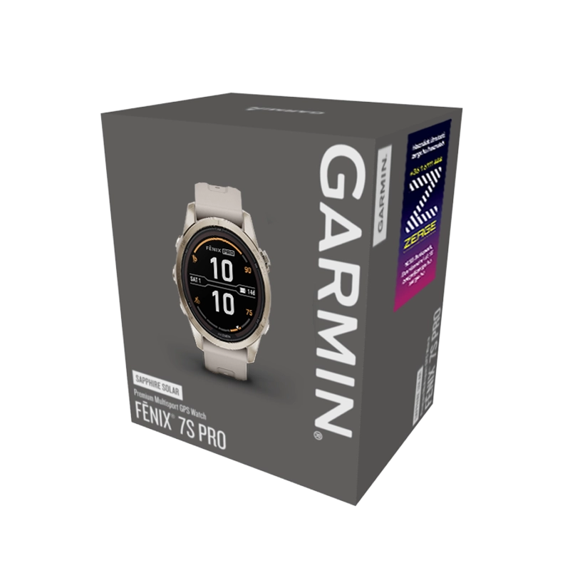 Garmin fēnix 7s PRO csomag tartalma - doboz &eacute;s tartoz&eacute;kok