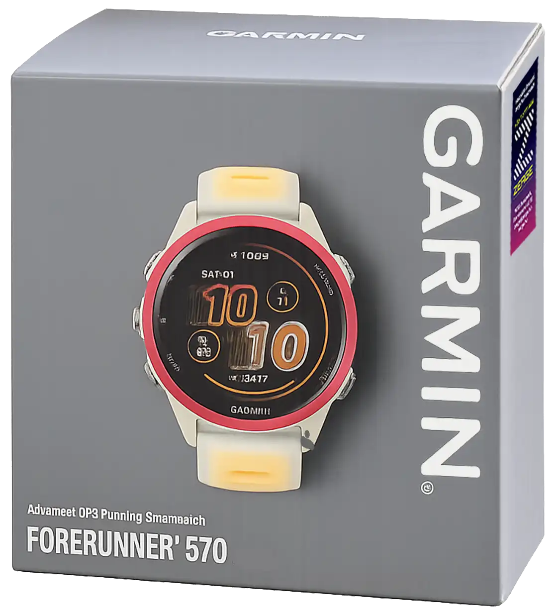 Garmin Forerunner 570 -42mm csomag tartalma - doboz és tartozékok